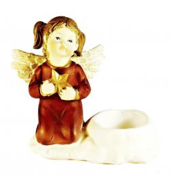 Anděl polyresinový na svíčku - zvětšit obrázek