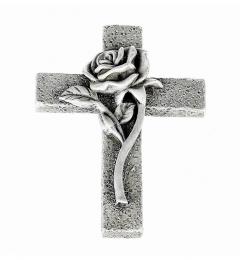 Kříž s růží - zvětšit obrázek